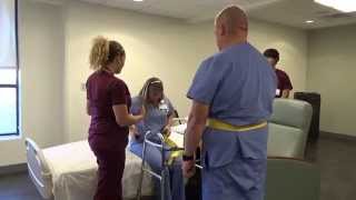 Physical Therapy Transfer Training  How To Transfer From Wheelchair To Bed [upl. by Thier860]