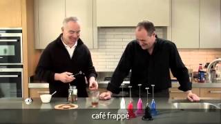 How to make a frappé coffee using an aerolatte milk frother [upl. by Danice]