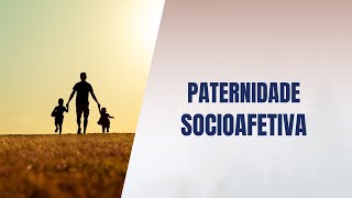 Paternidade socioafetiva [upl. by Doscher]