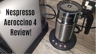 Nespresso Aeroccino 4 Milk Frother Review  Worth upgrading from the Aeroccino 3 [upl. by Eiramit173]