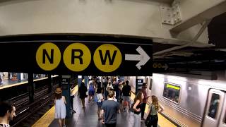 ⁴ᴷ The Busiest NYC Subway Station Times Square–42nd StreetPort Authority Bus Terminal [upl. by Nasus969]