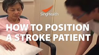 How To Position A Stroke Patient [upl. by Ettenoj695]