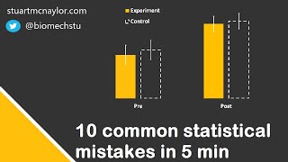 Ten Statistical Mistakes in 5 Min [upl. by Sapowith]