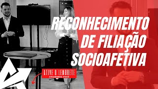 DIREITO DE FAMÍLIA Reconhecimento de filiação socioafetiva [upl. by Rufe]