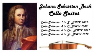 Johann Sebastian Bach  Cello suites in 432 Hz great for reading or studying [upl. by Naesed470]