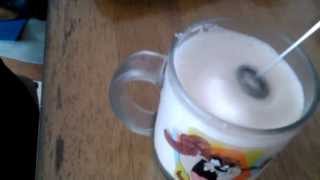 Aerolatte Review Frothing Cold Milk In Under 1 Minute [upl. by Dorcas628]